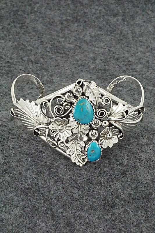 Turquoise & Sterling Silver Bracelet - Harry Yazzie