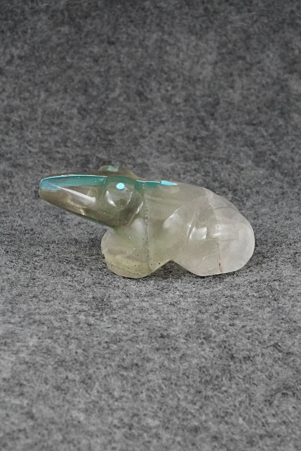 Frog Zuni Fetish Carving - Kenric Laiwakete