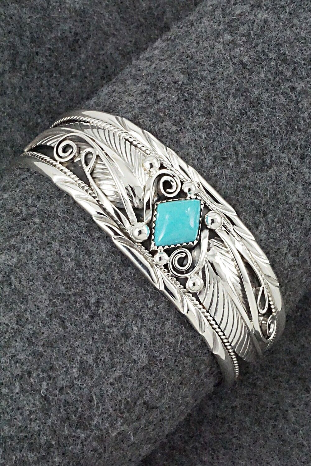 Turquoise & Sterling Silver Bracelet - Davey Morgan