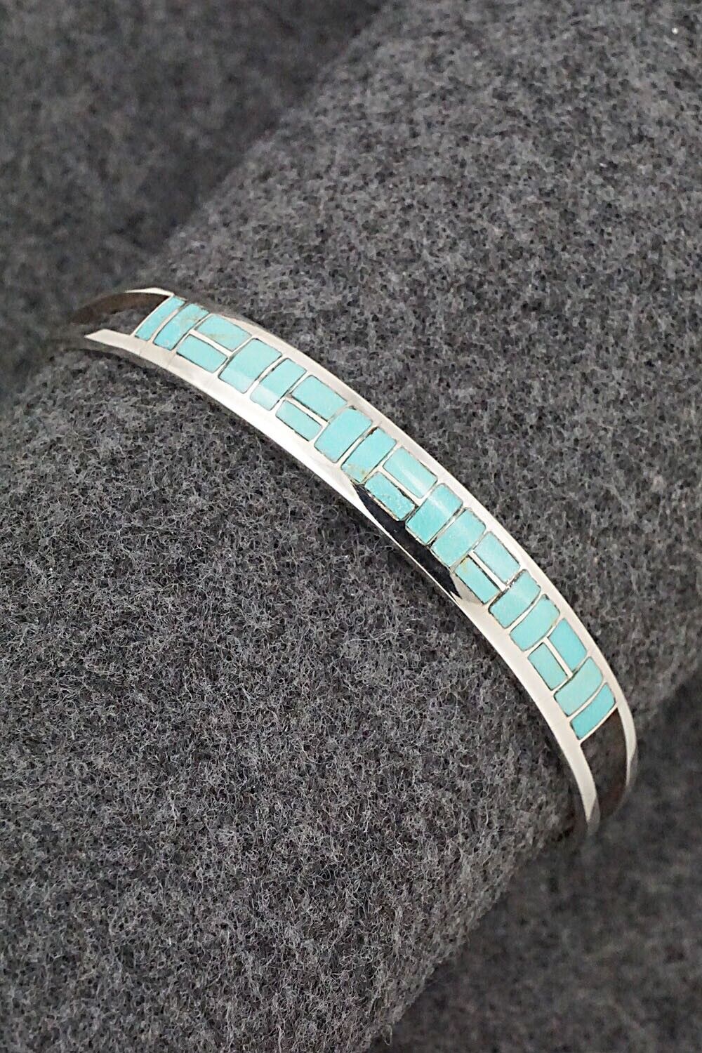Turquoise & Sterling Silver Bracelet - Sibert Bowannie