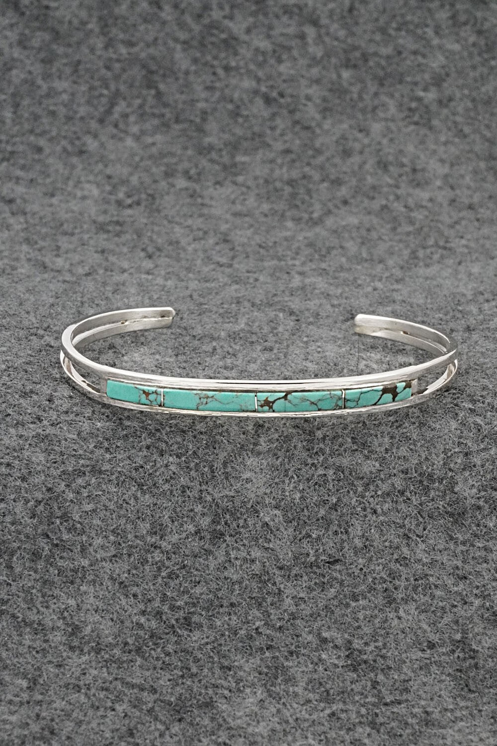 Turquoise & Sterling Silver Bracelet - Jamie Johnson