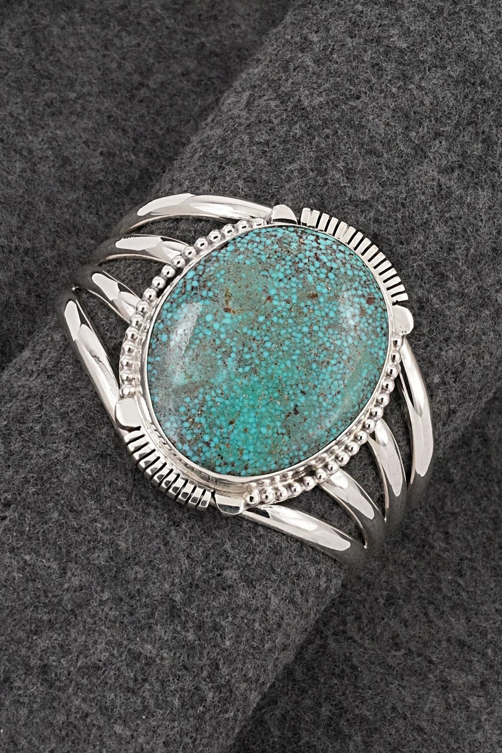 Turquoise & Sterling Silver Bracelet - Thomas Yazzie