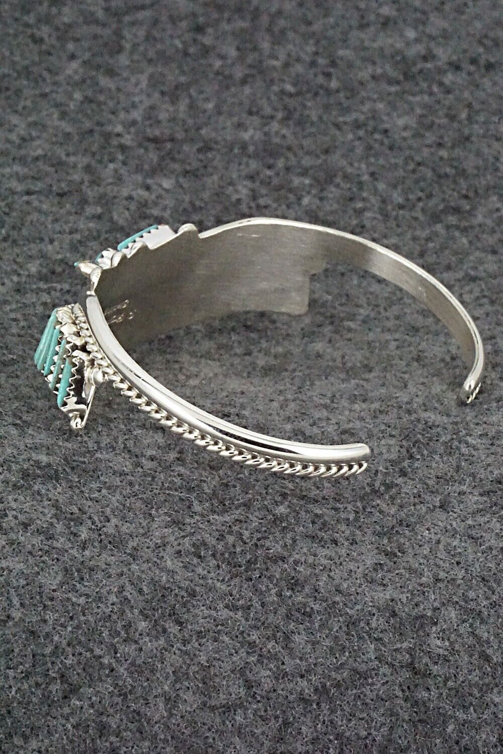 Turquoise & Sterling Silver Bracelet - Roland Francisco