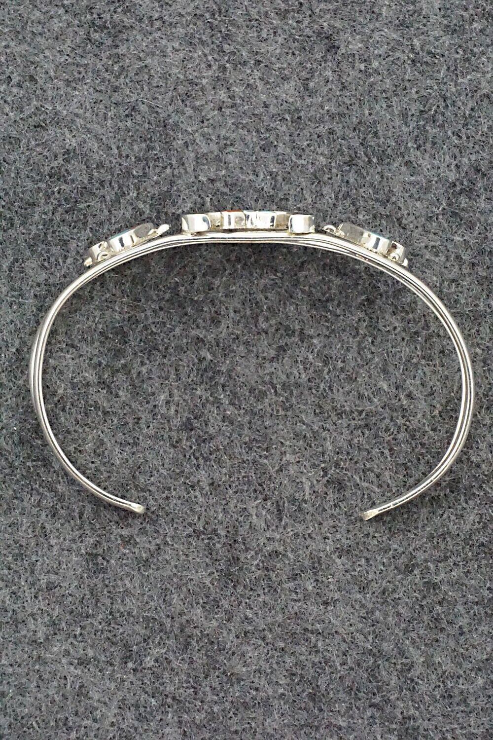Multi-Stone & Sterling Silver Inlay Bracelet - Breon Wallace