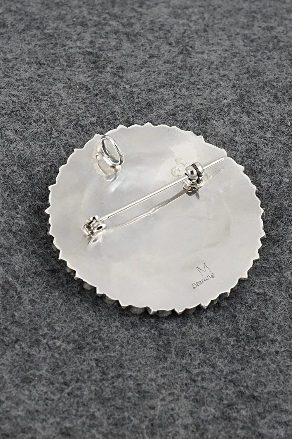 Turquoise & Sterling Silver Squash Blossom Set - Gerald Mitchell