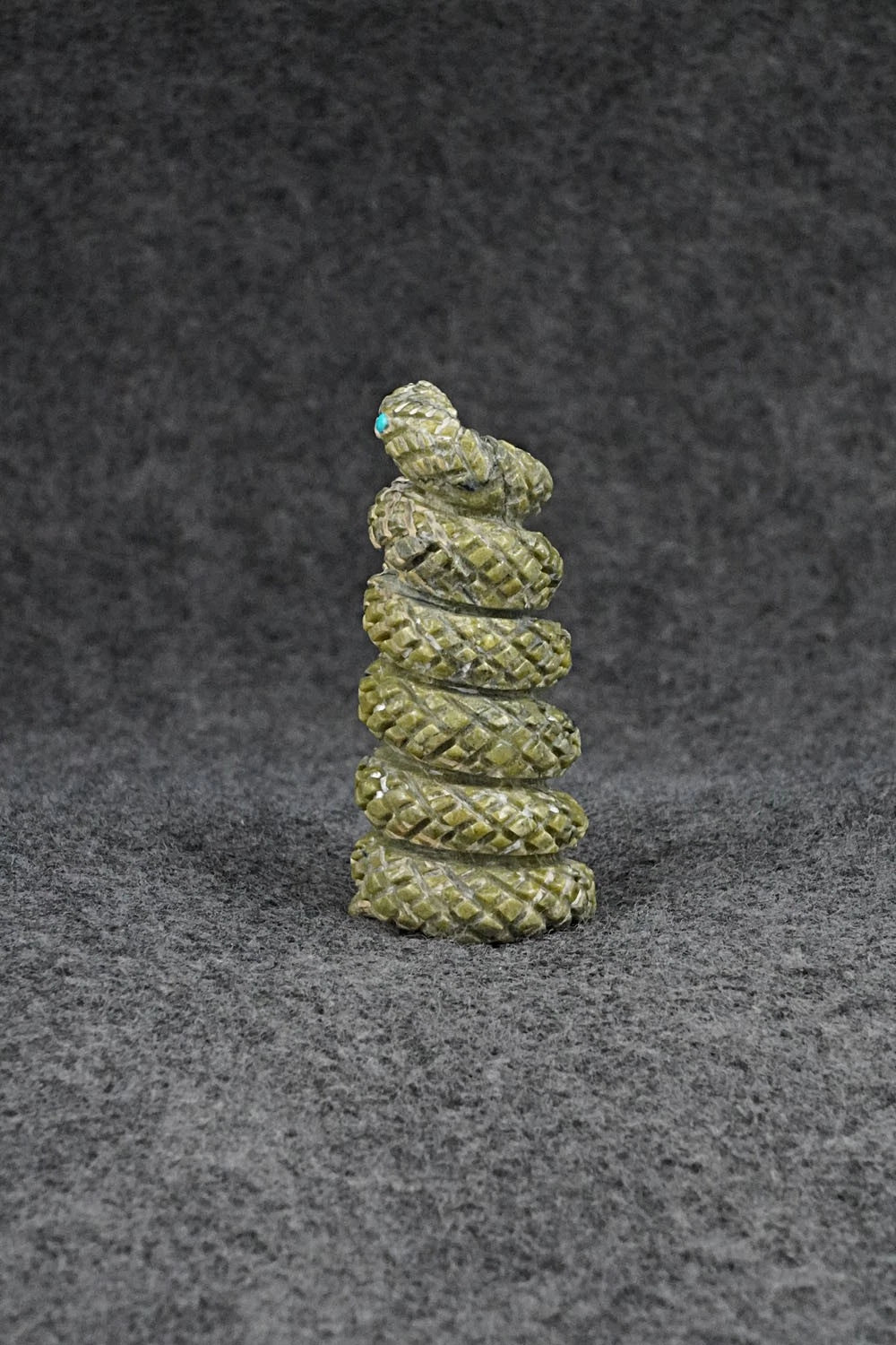 Rattlesnake Zuni Fetish Carving - Todd Etsate