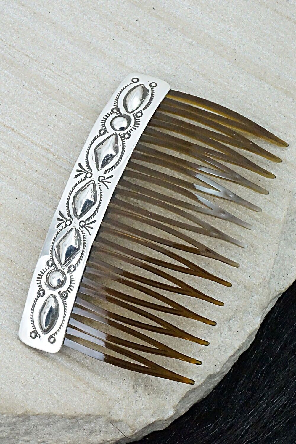 Sterling Silver Hair Combs - Jeannie Blackgoat