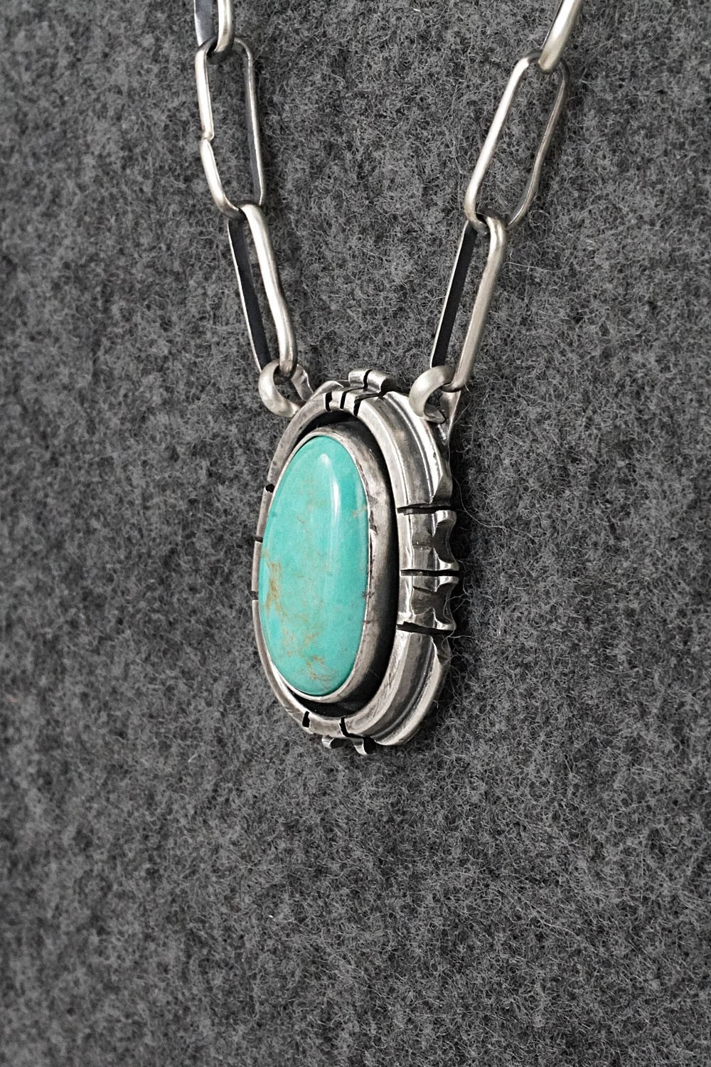 Turquoise & Sterling Silver Necklace - Daniel Benally