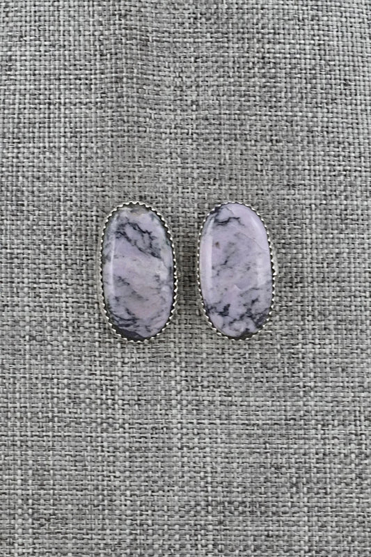 Morado & Sterling Silver Earrings - Murray Hannaweeka