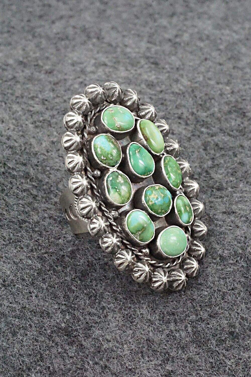 Turquoise & Sterling Silver Ring - Paige Gordon - Size 9