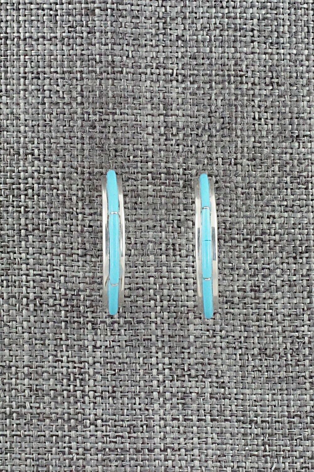 Turquoise & Sterling Silver Earrings - Bevis Massie