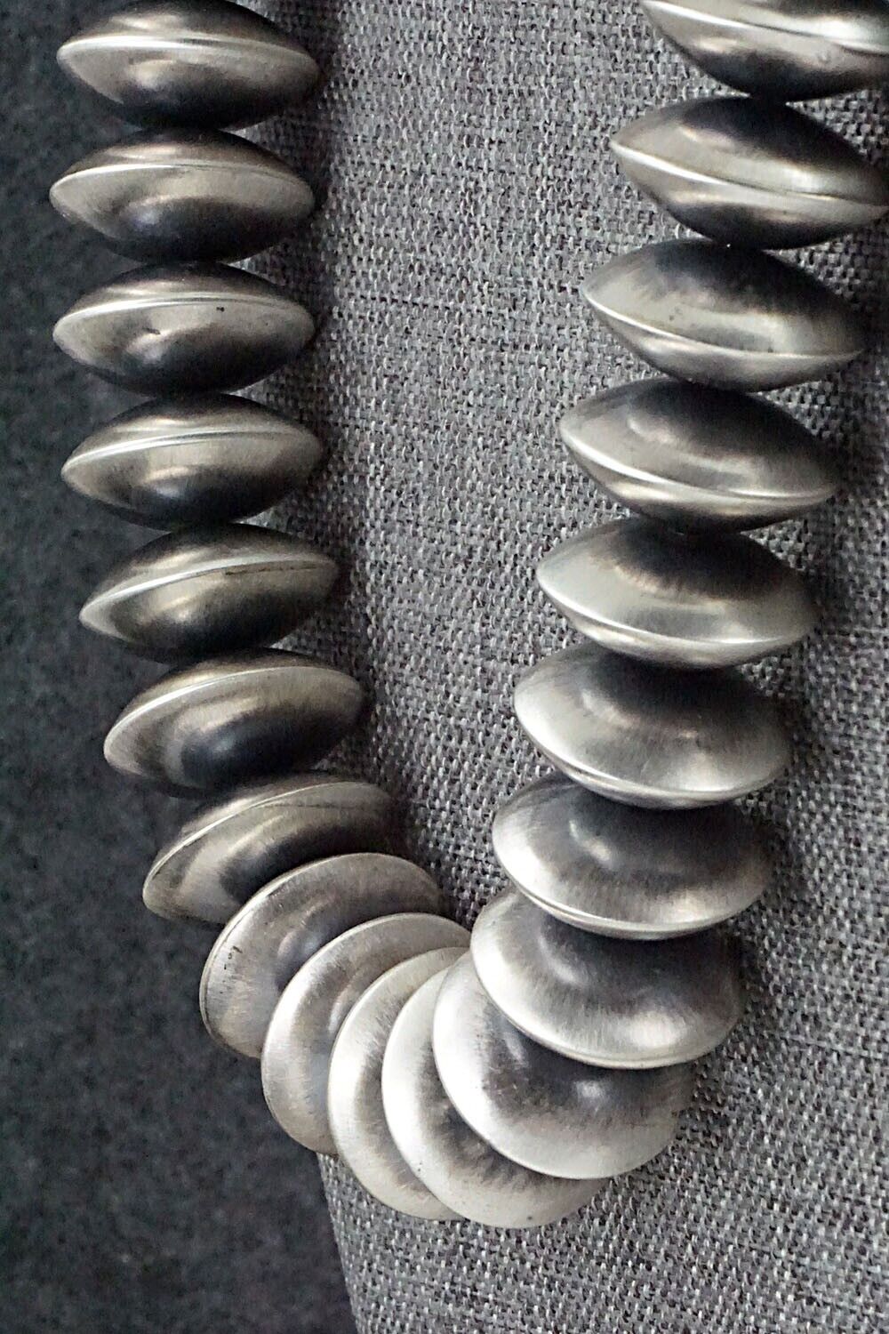 Sterling Silver Navajo Pearl Necklace - Bryannen Halwood
