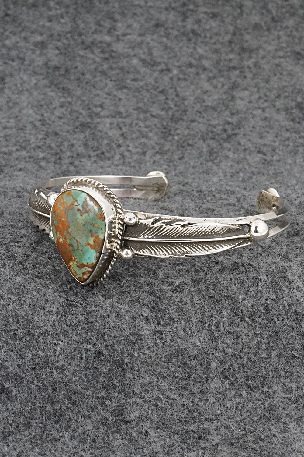Turquoise & Sterling Silver Bracelet - Priscilla Reeder