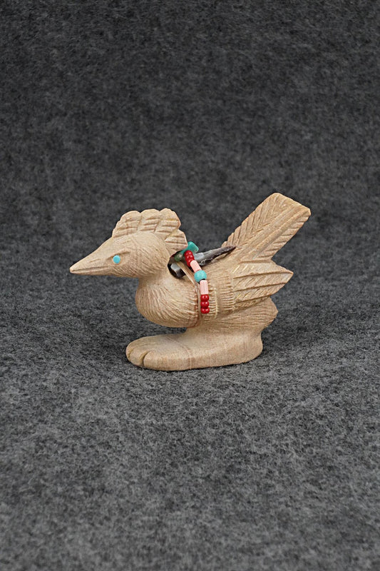 Roadrunner Zuni Fetish Carving - Douglas Martza