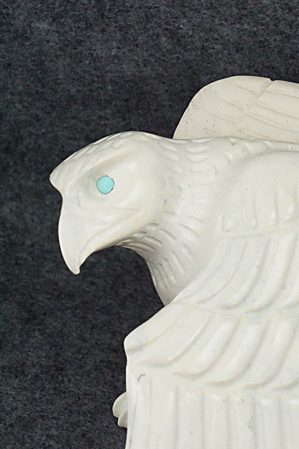 Eagle Zuni Fetish Carving - Albert Eustace Sr.