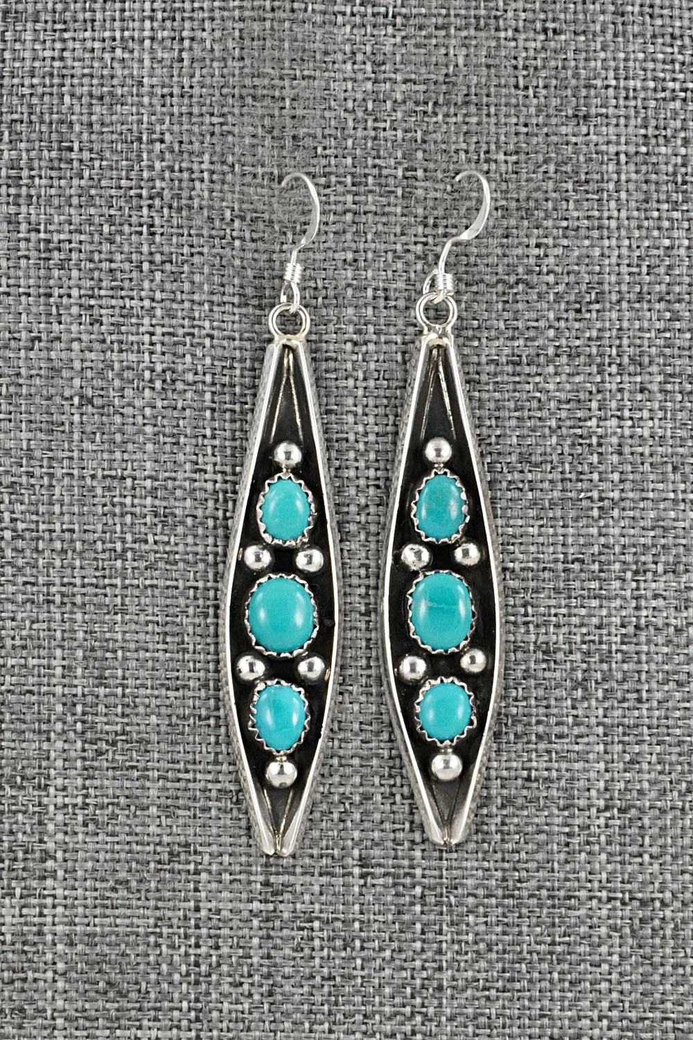 Turquoise & Sterling Silver Earrings - Paul Largo