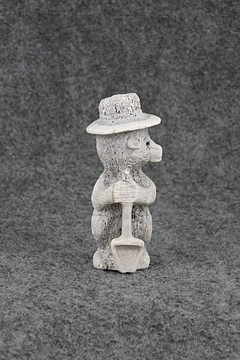Smokey Bear Zuni Fetish Carving - Chris Peina
