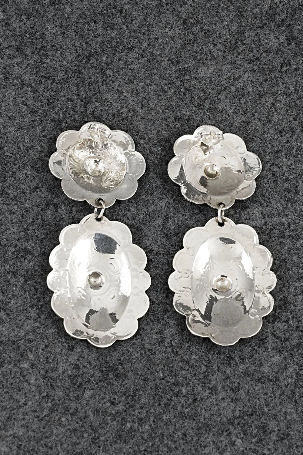 Sterling Silver Earrings - Bertha Begay