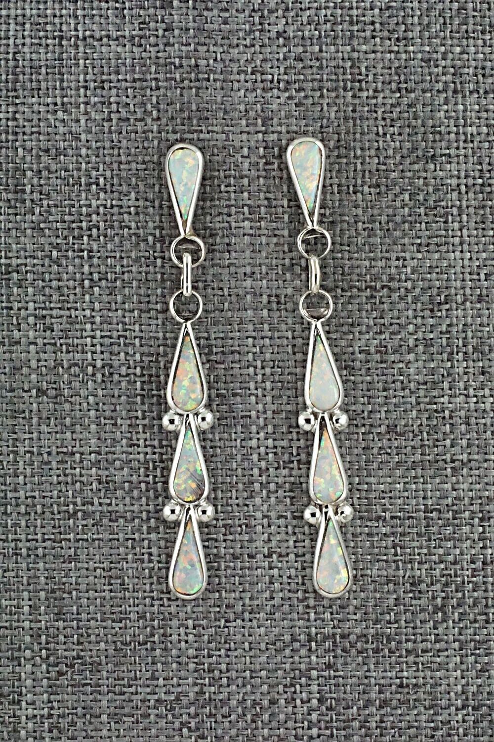 Opalite & Sterling Silver Earrings - Angela Gasper