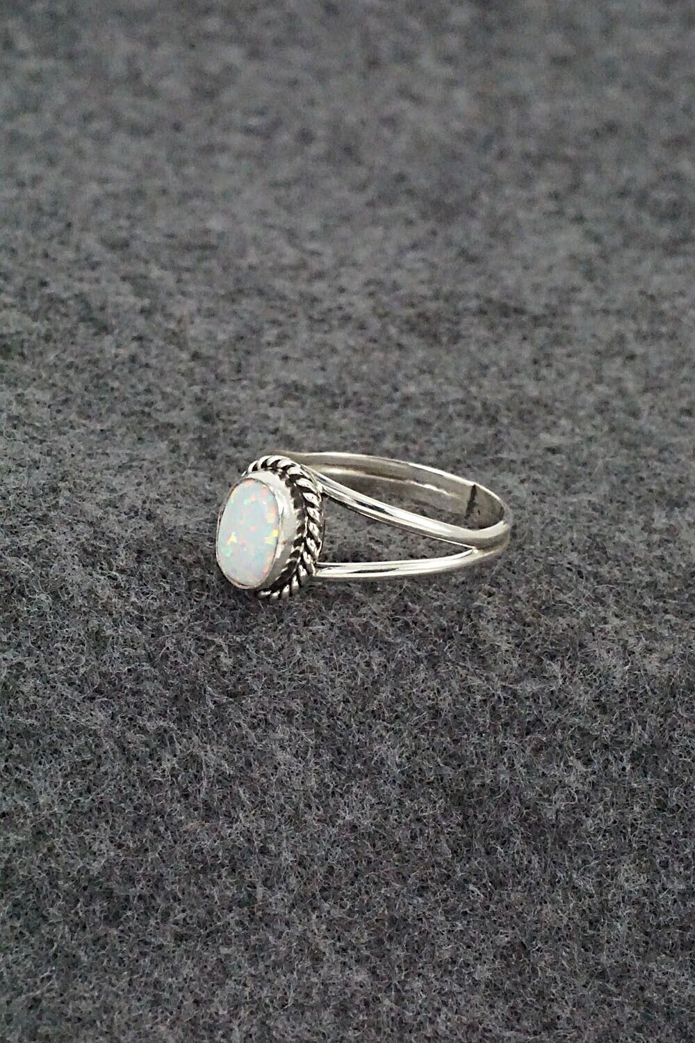 Opalite & Sterling Silver Ring - Jan Mariano - Size 7.25