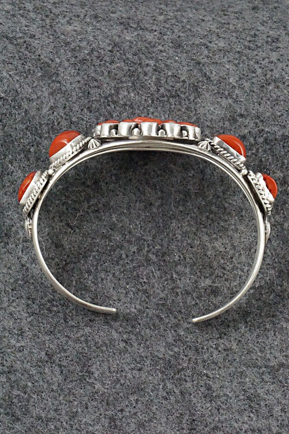 Coral & Sterling Silver Bracelet - Derrick Gordon