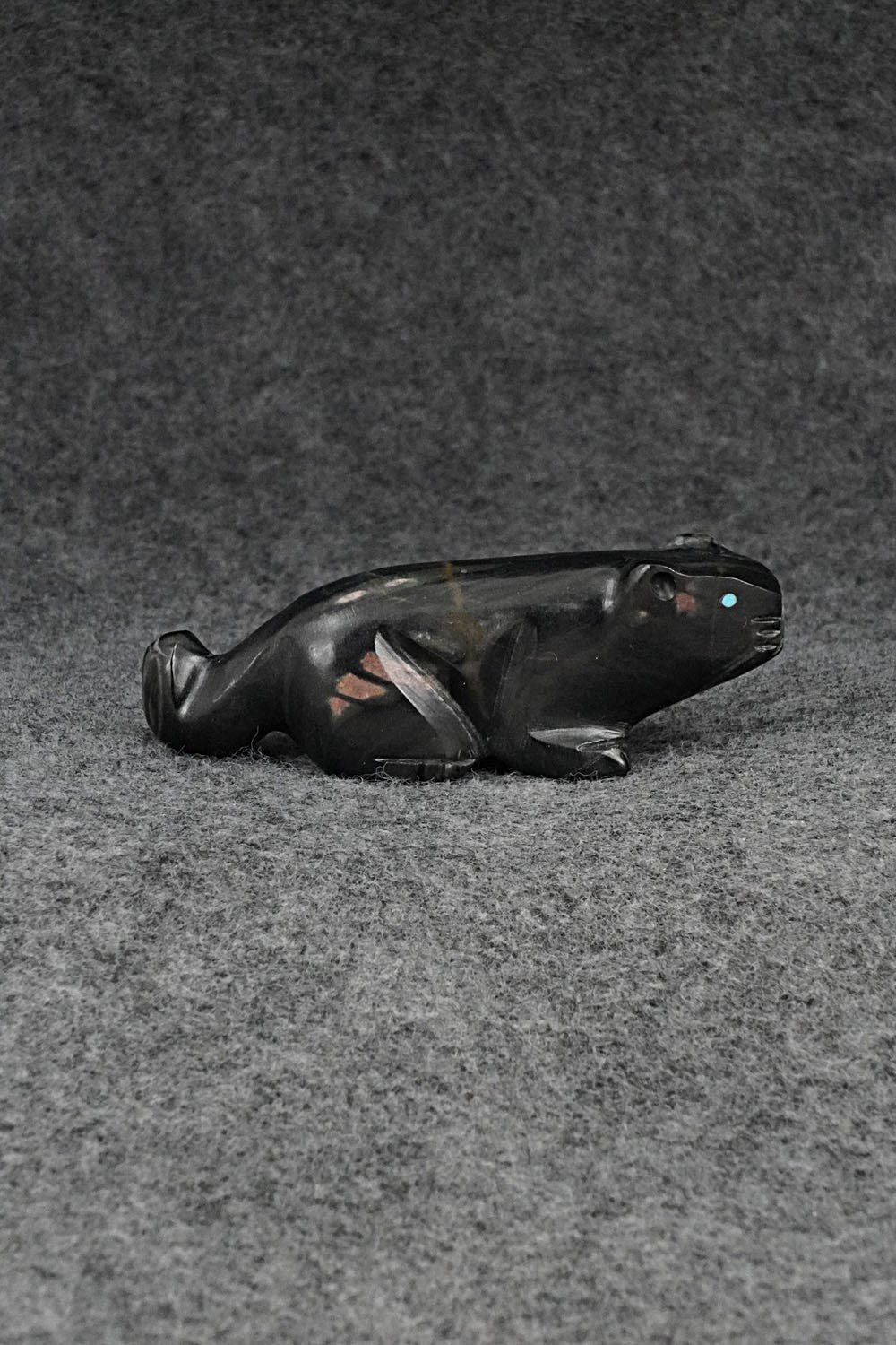 Mountain Lion Zuni Fetish Carving - David Chavez