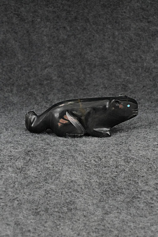 Mountain Lion Zuni Fetish Carving - David Chavez