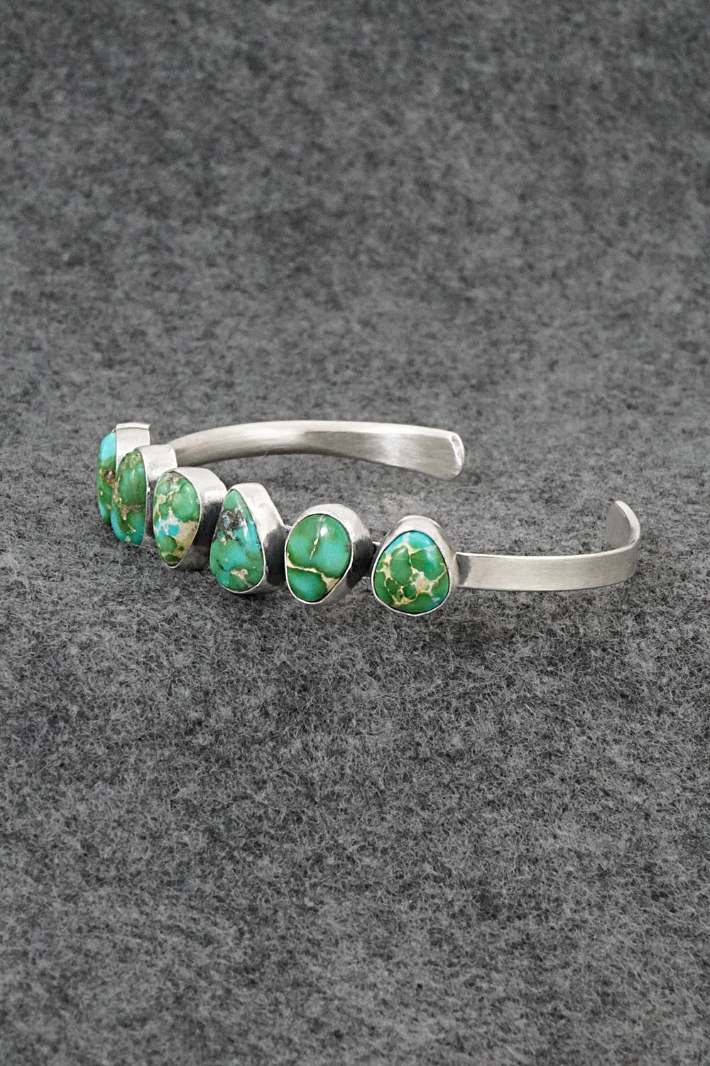 Turquoise & Sterling Silver Bracelet - Tom Lewis