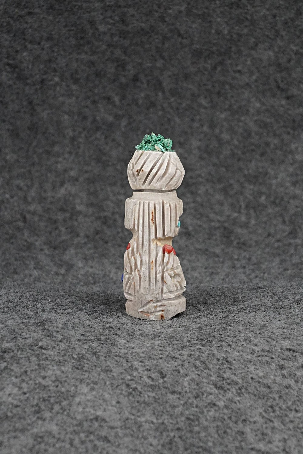 Corn Maiden Zuni Fetish Carving - Carl Etsate