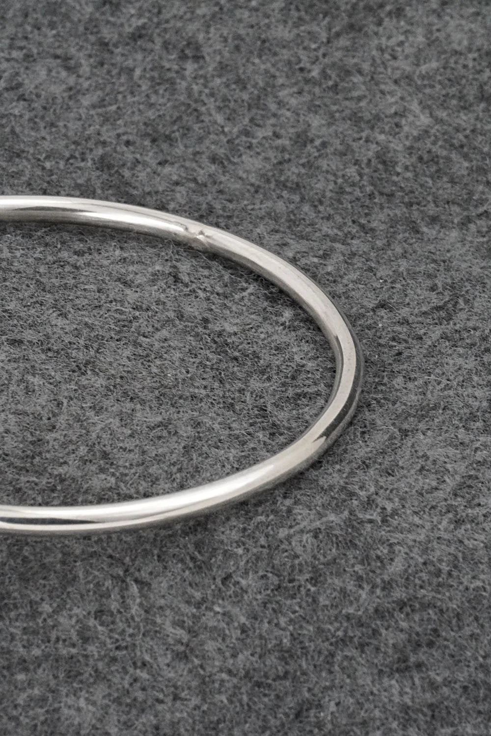 Sterling Silver Bangle Bracelet - Elaine Tahe