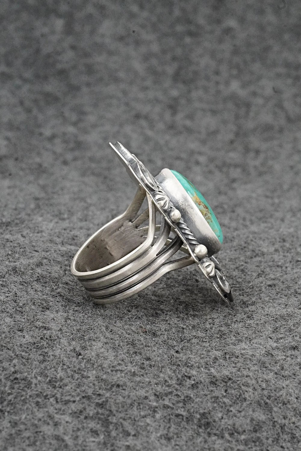 Turquoise & Sterling Silver Ring - Randy Boyd - Size 7.5