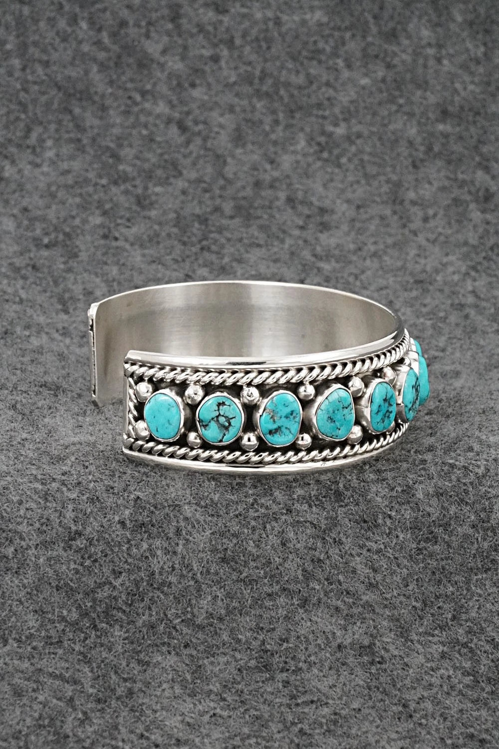 Turquoise & Sterling Silver Bracelet - Chester Charley