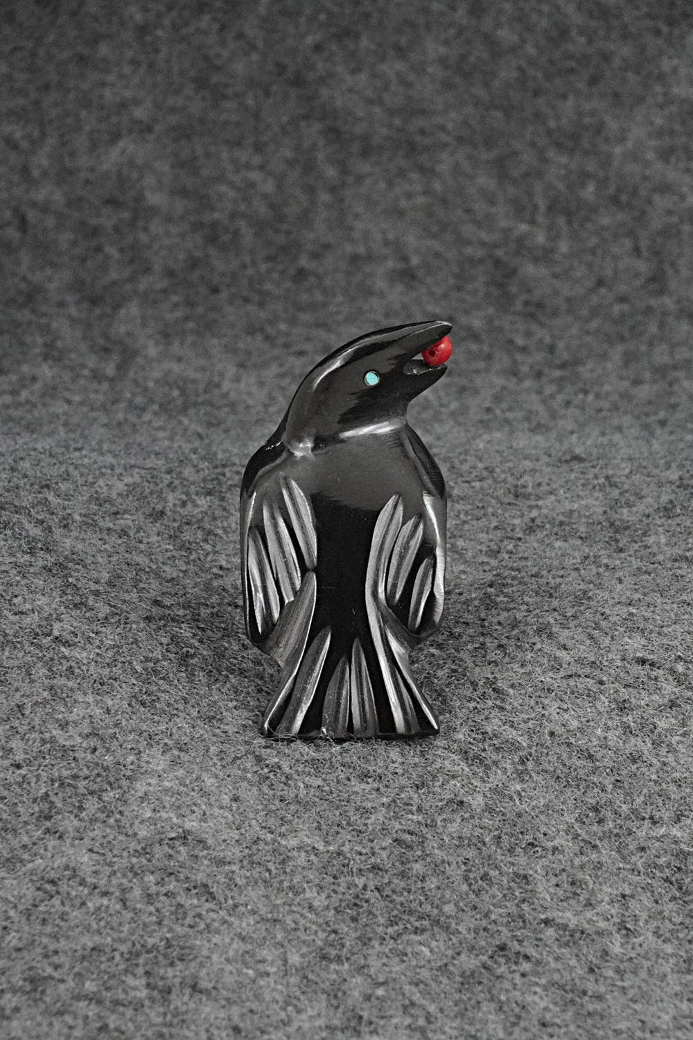 Crow Zuni Fetish Carving - Calvert Bowanie
