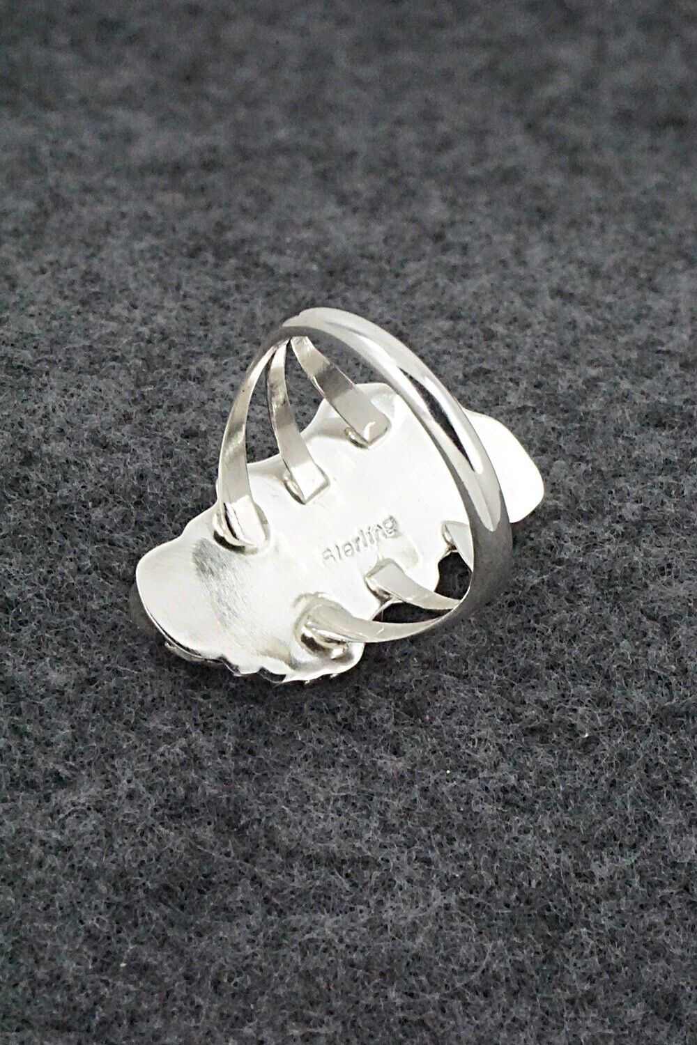Turquoise & Sterling Silver Ring - Alice Rose Saunders - Size 7.5