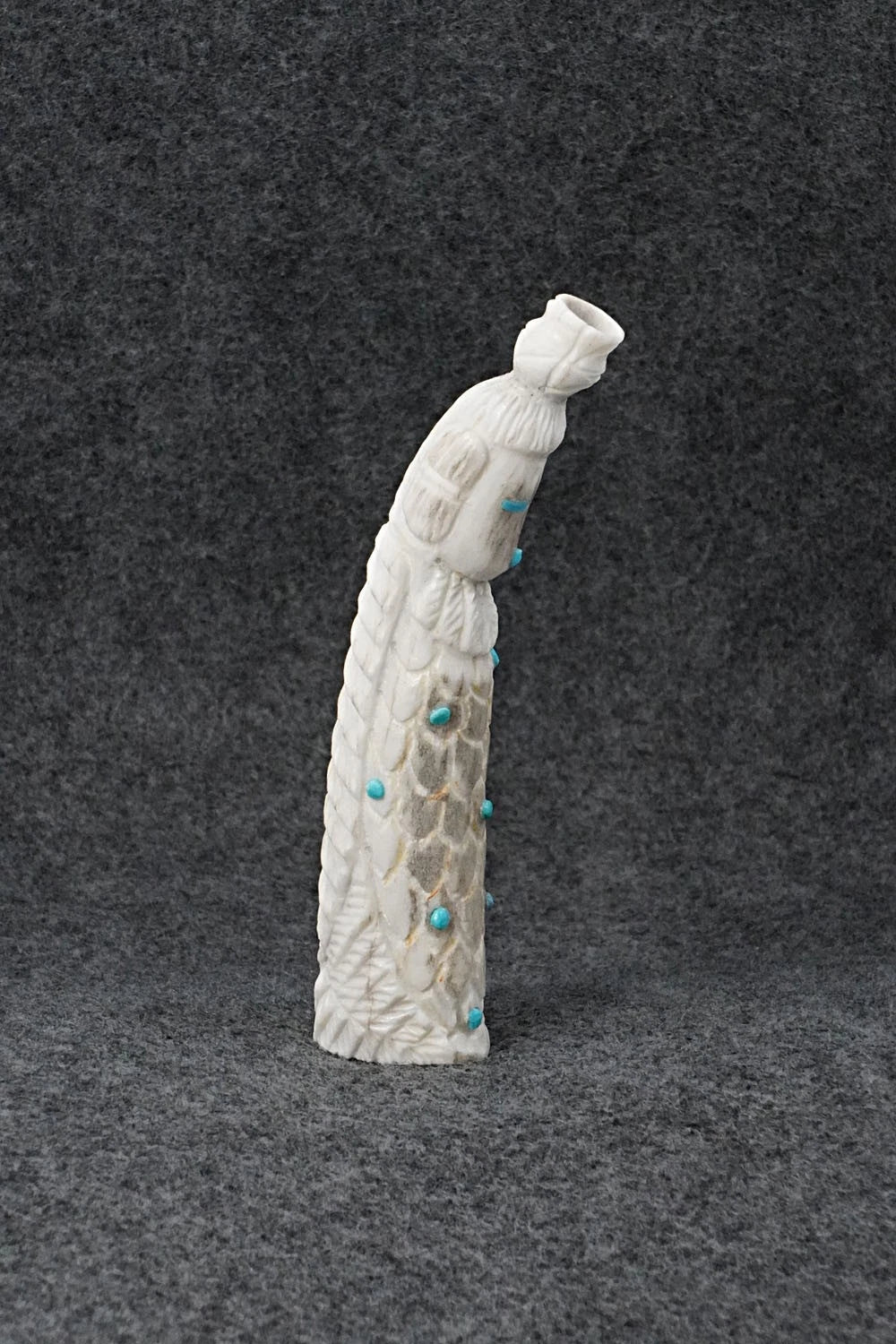 Corn Maiden Zuni Fetish Carving - Garrick Weeka