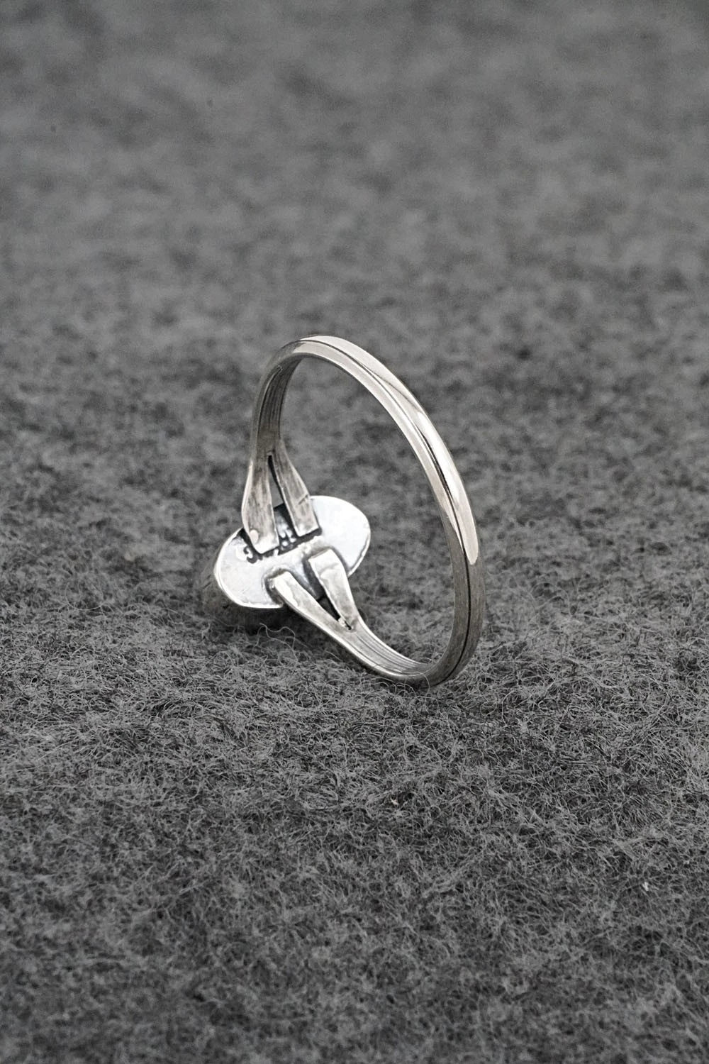 Turquoise & Sterling Silver Ring - Matthew Gordon - Size 8.75