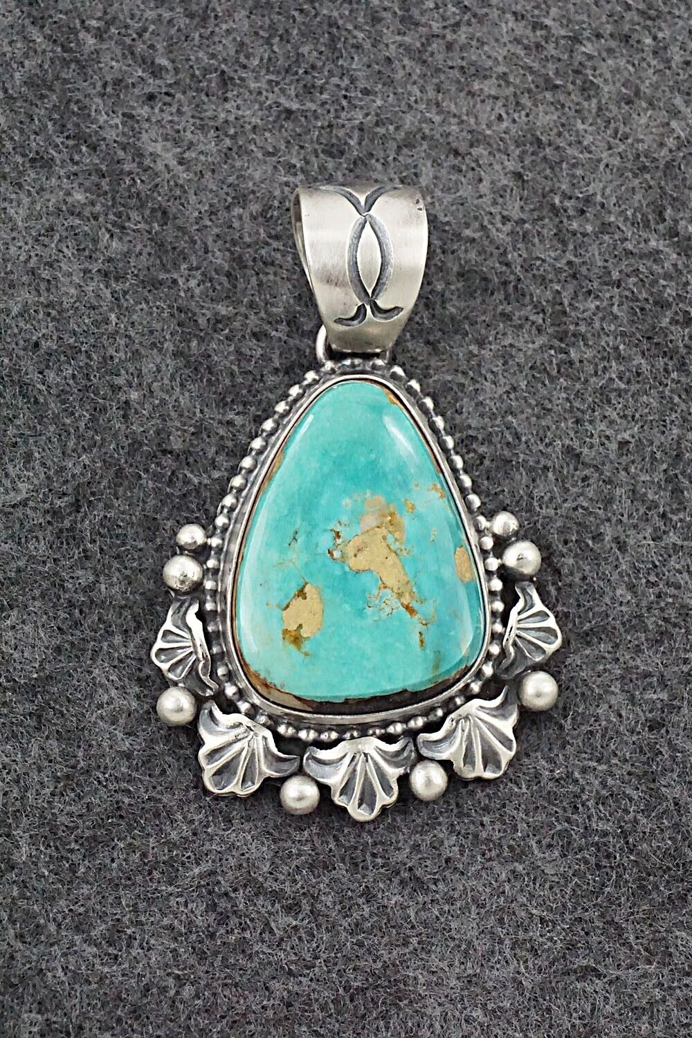 Turquoise & Sterling Silver Pendant - Randy Boyd