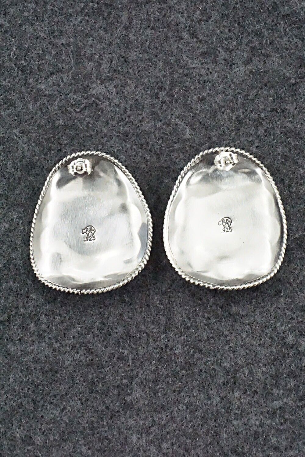 Turquoise & Sterling Silver Earrings - Bobby Platero