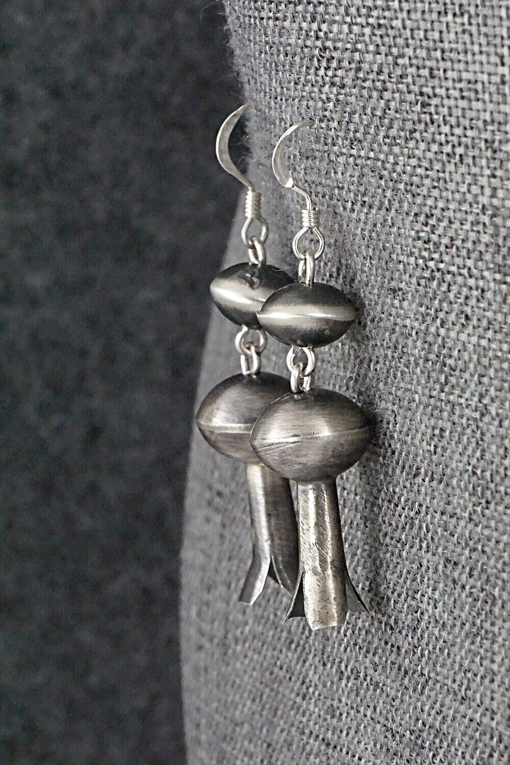 Sterling Silver Navajo Pearl Earrings - Presley Haley