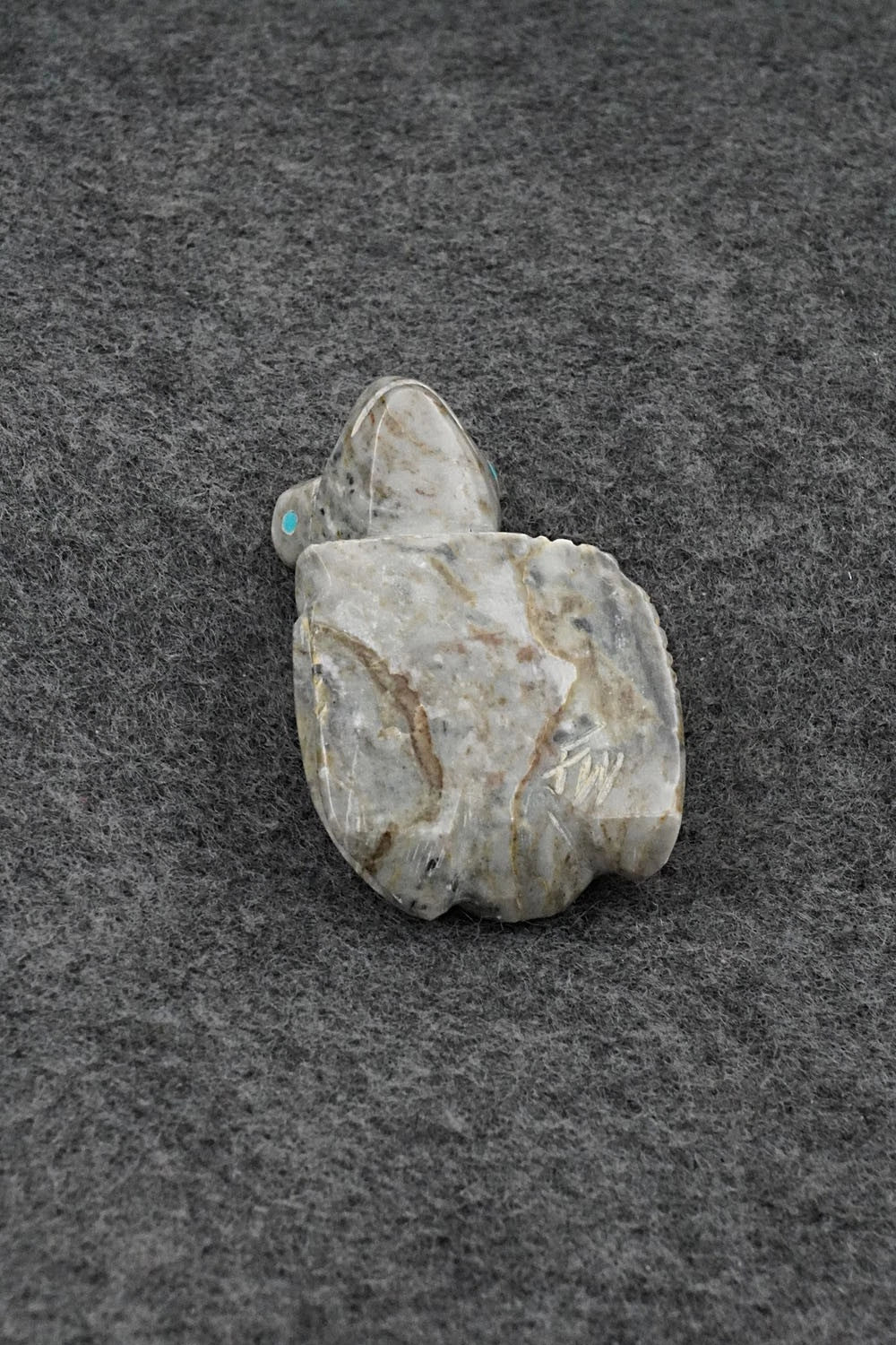 Frog Zuni Fetish Carving - Fred Weekoty
