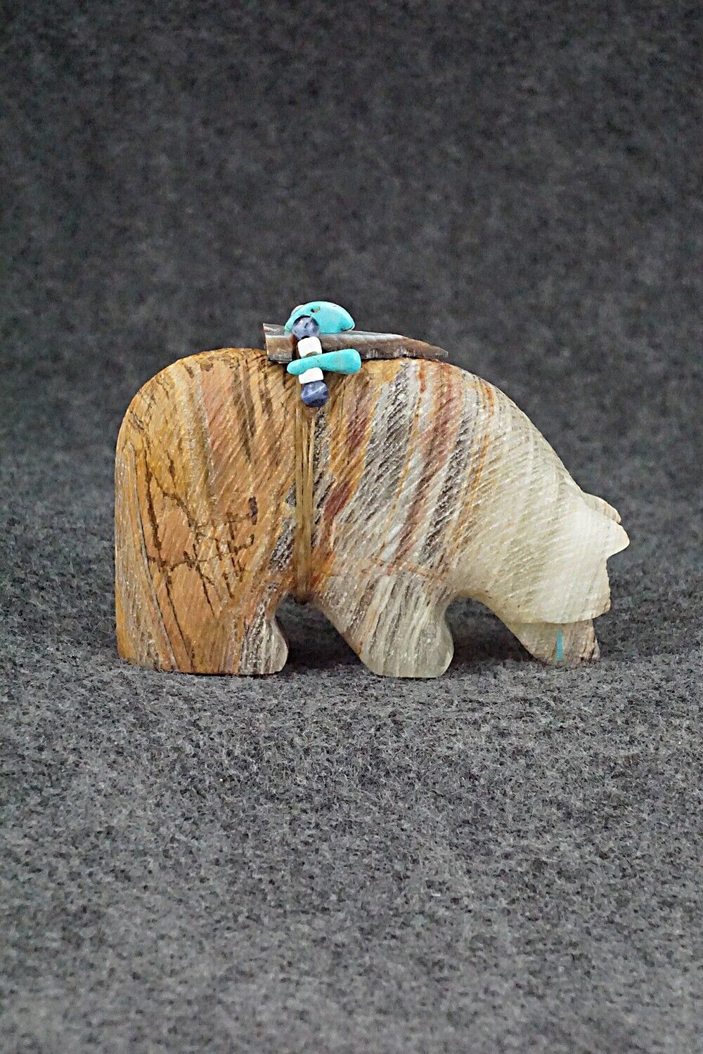 Bear Zuni Fetish Carving - Douglas Martza