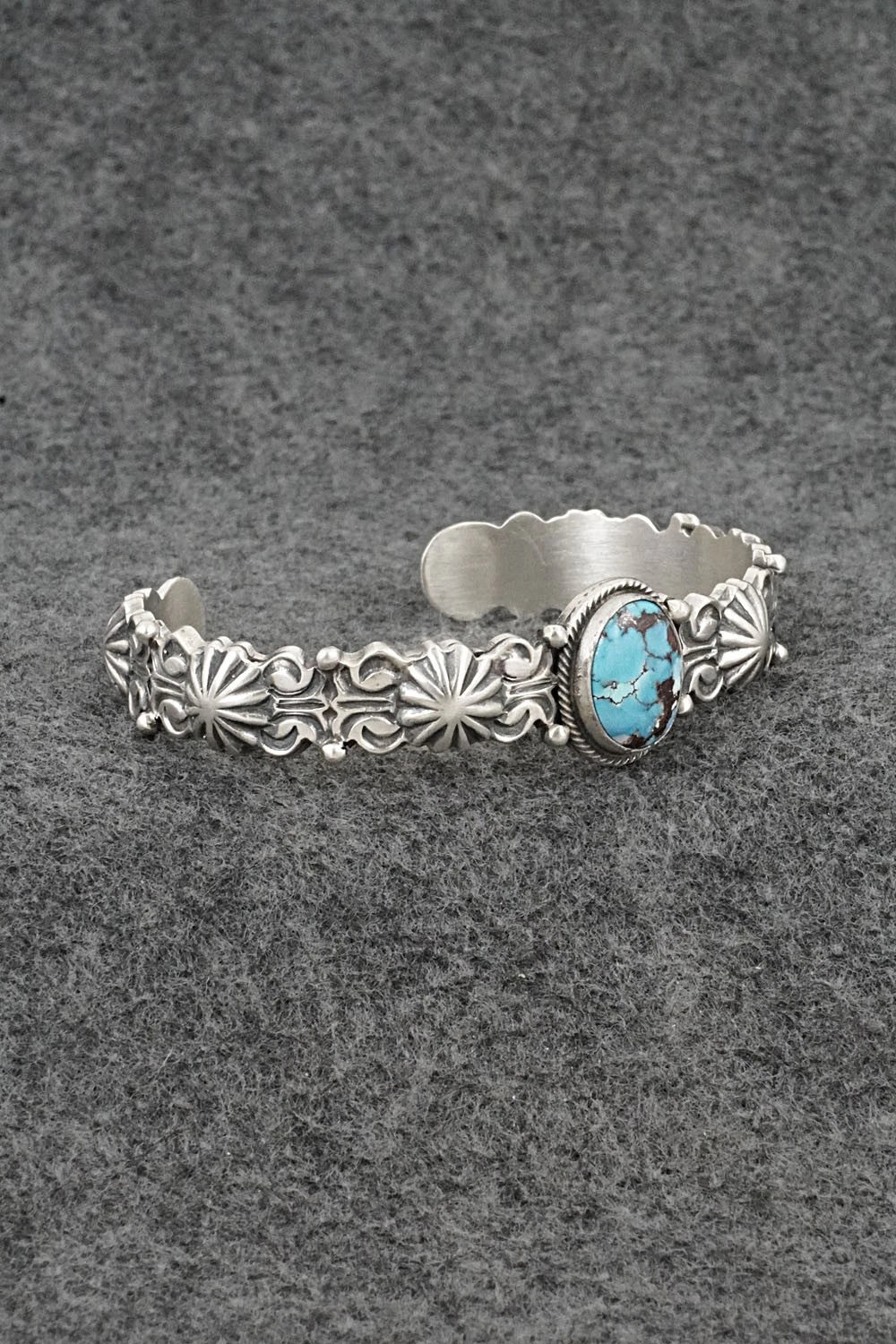 Turquoise & Sterling Silver Bracelet - Thomas Yazzie