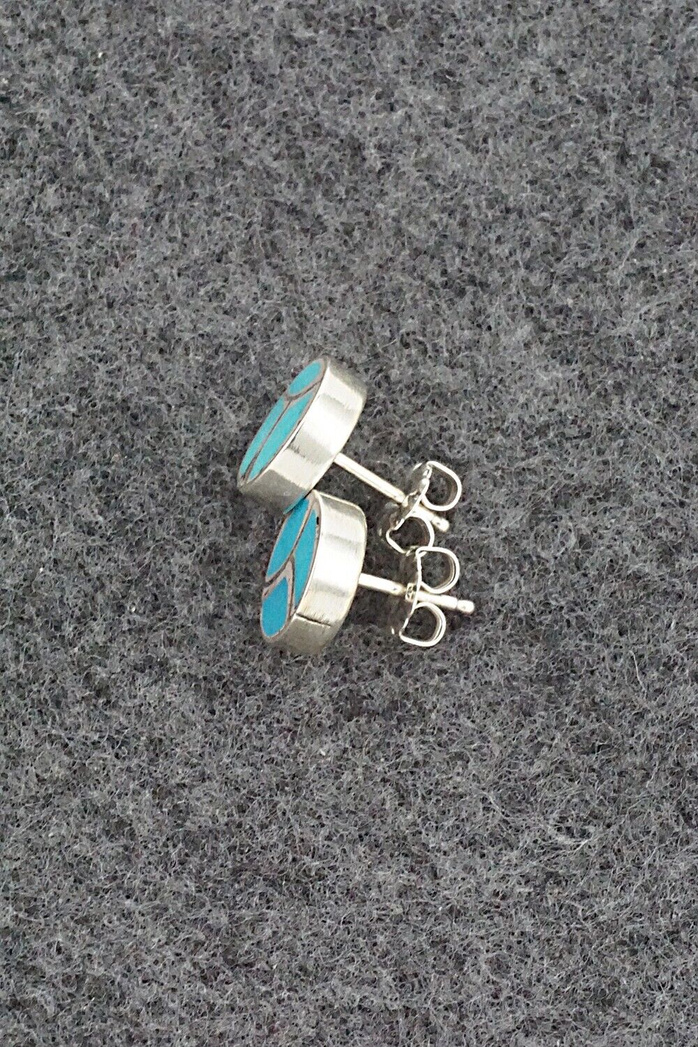 Turquoise & Sterling Silver Earrings - Lynelle Johnson