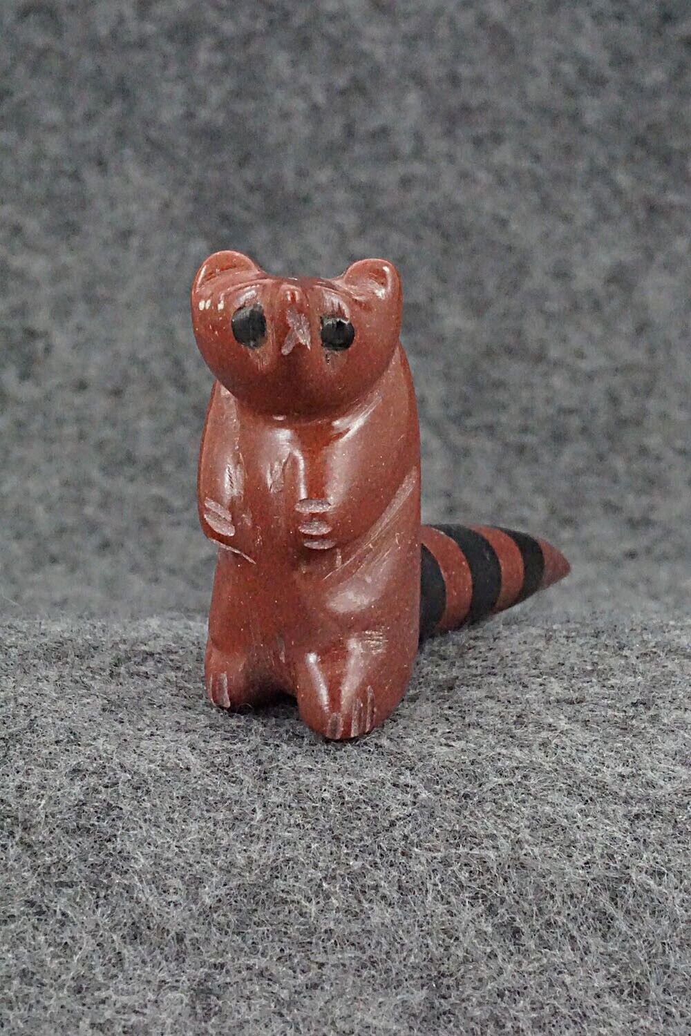 Racoon Zuni Fetish Carving - Justin Red Elk