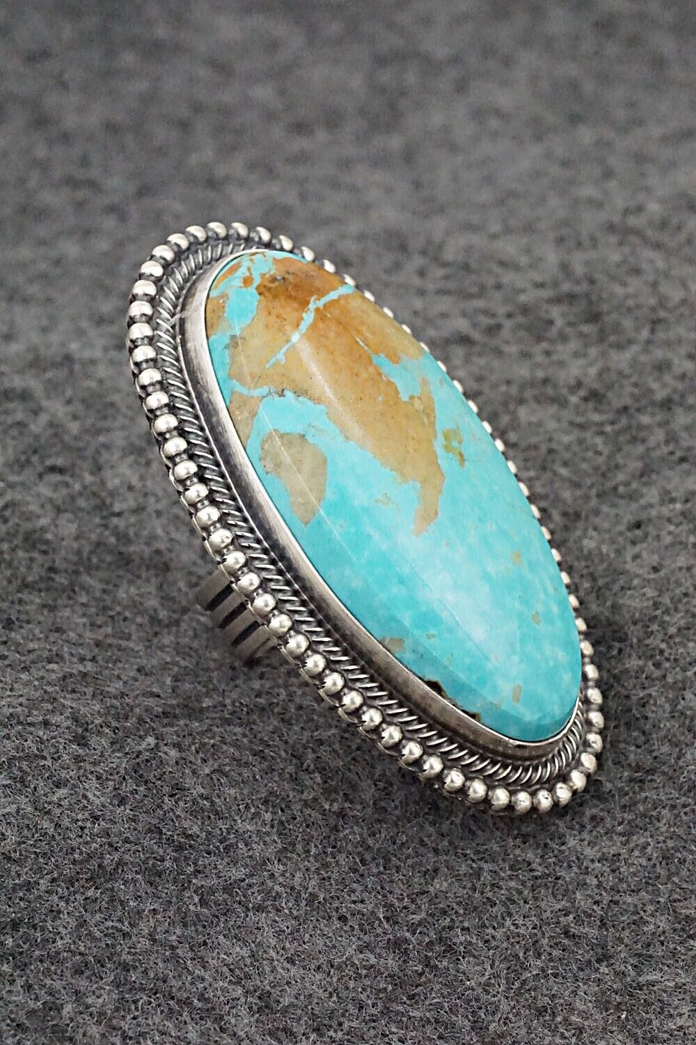 Turquoise & Sterling Silver Ring - Randy Boyd - Size 6.5