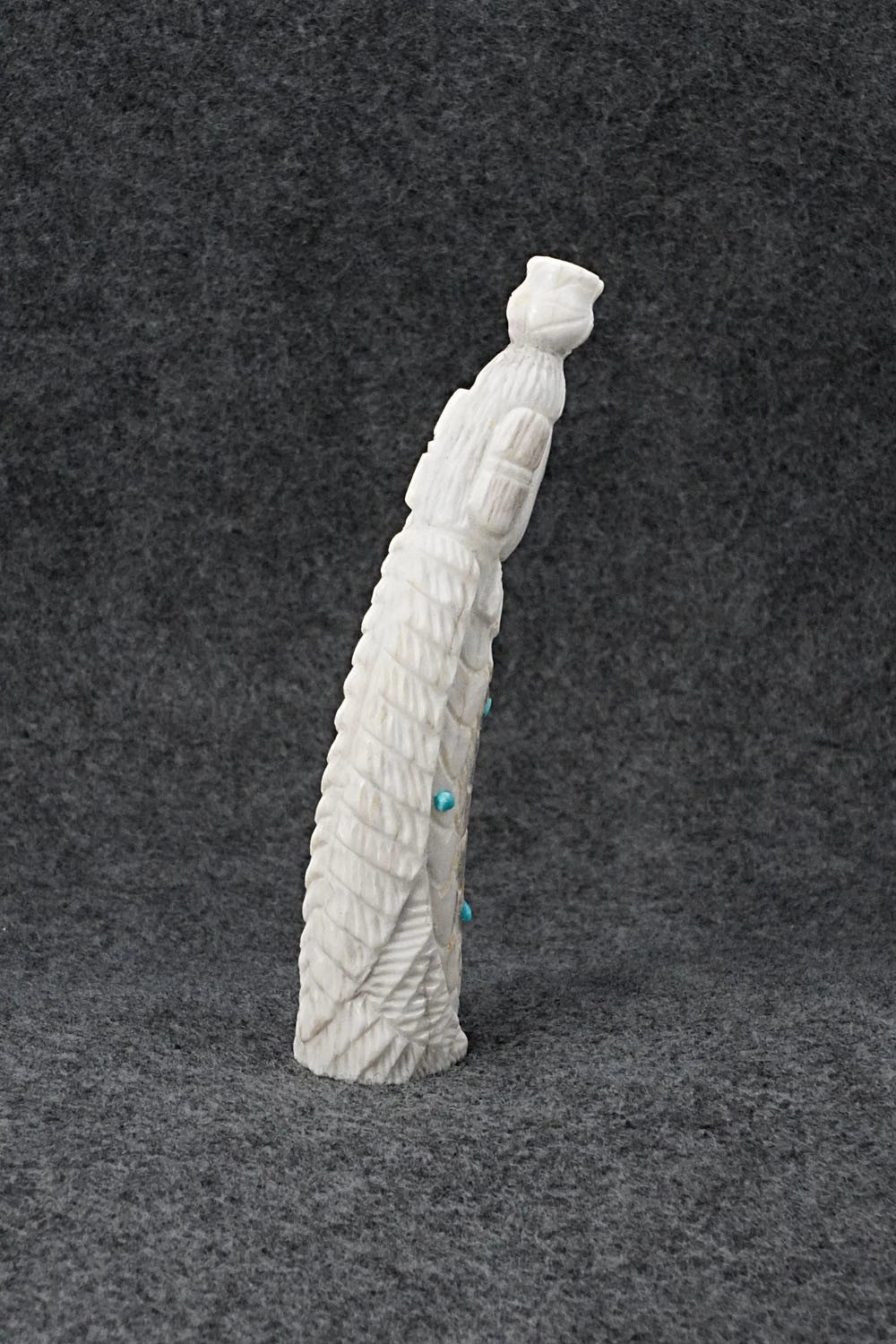Corn Maiden Zuni Fetish Carving - Garrick Weeka