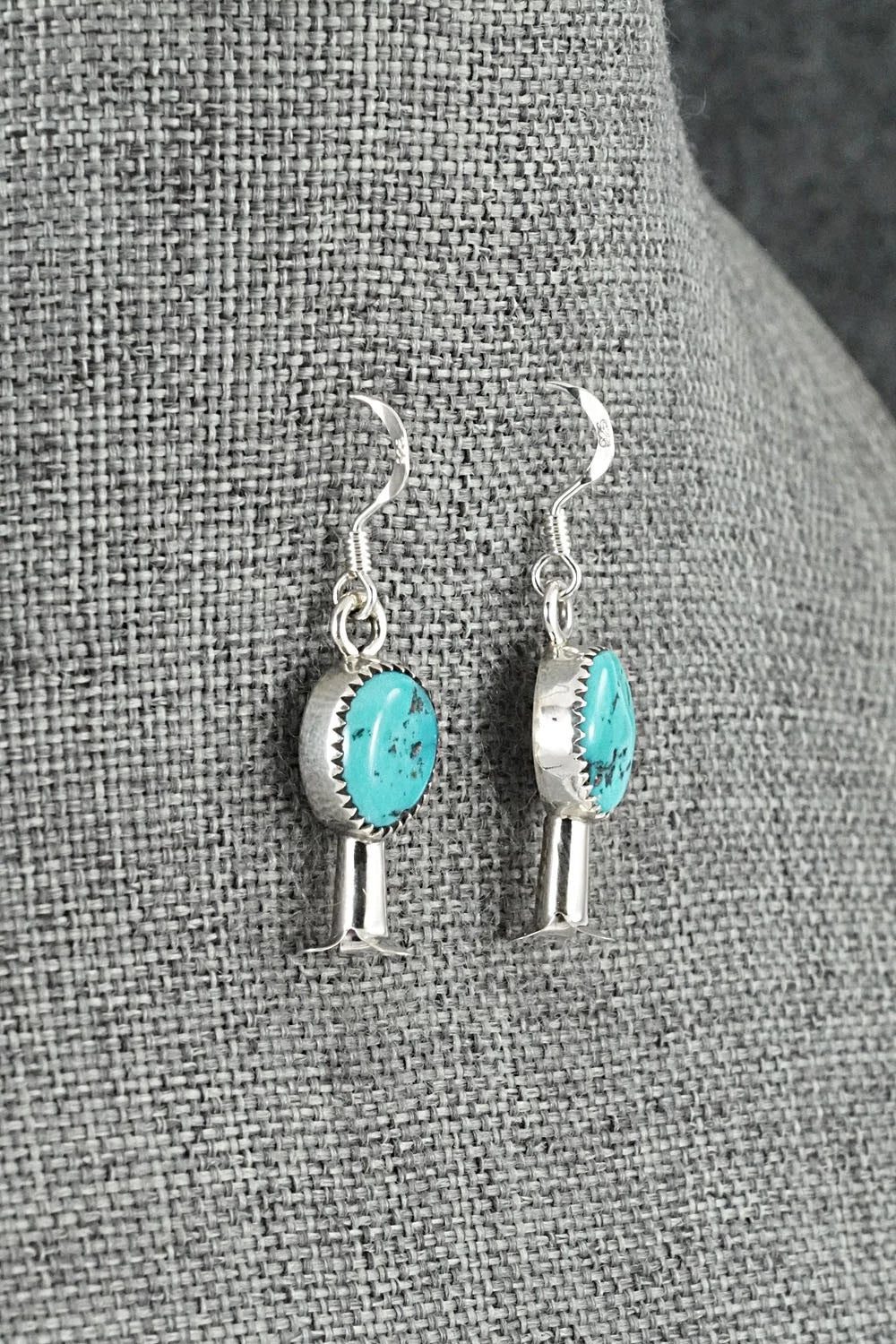 Turquoise & Sterling Silver Squash Blossom Set - Califreda Roanhorse