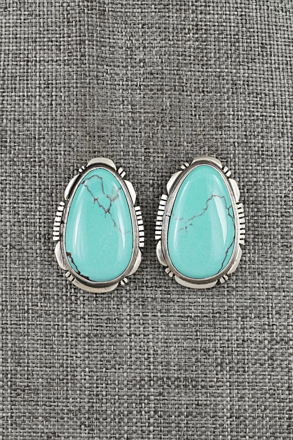 Turquoise & Sterling Silver Earrings - Thomas Francisco