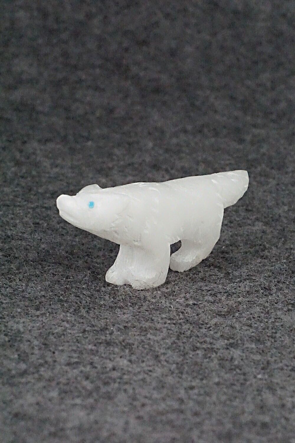 Wolf Zuni Fetish Carving - Cody Nastacio
