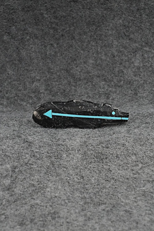 Bear Zuni Fetish Carving - Bernard Laiwakete